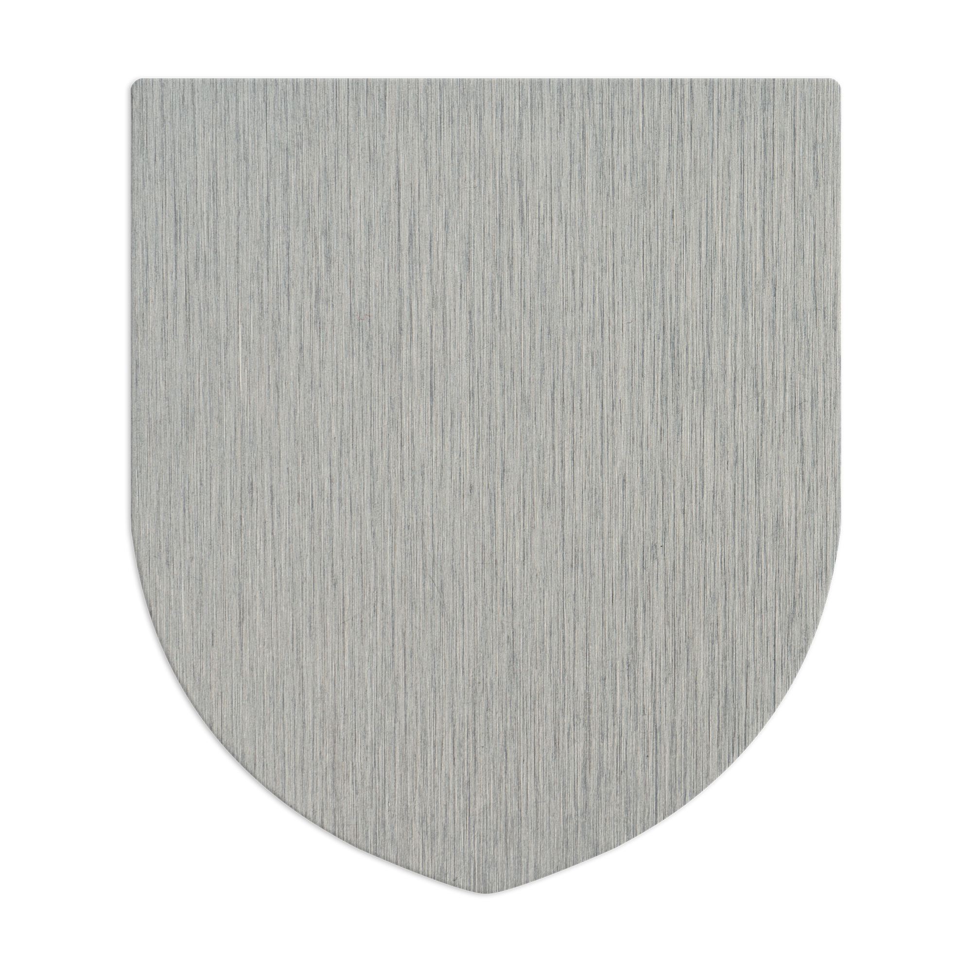 Alu-Wappen 65 x 75 mm, 0,5 mm stark, div. Farben