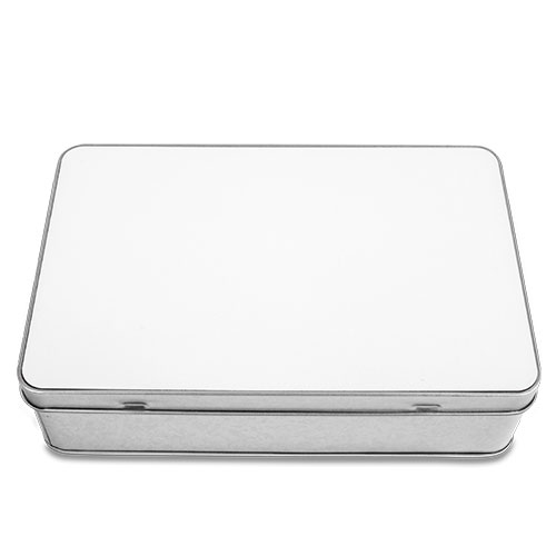 Sublistar® Boîte à cadeaux rectangle, couleur argent, taille 198 x 128 x 50 mm, 64 pcs./carton