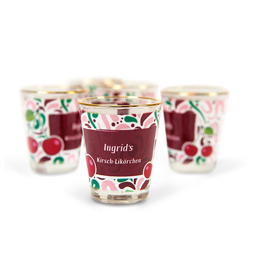 Verre à liqueur, diverses tailles et formes