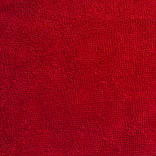 Serviette en coton avec bordure polyester, diverses couleurs et tailles