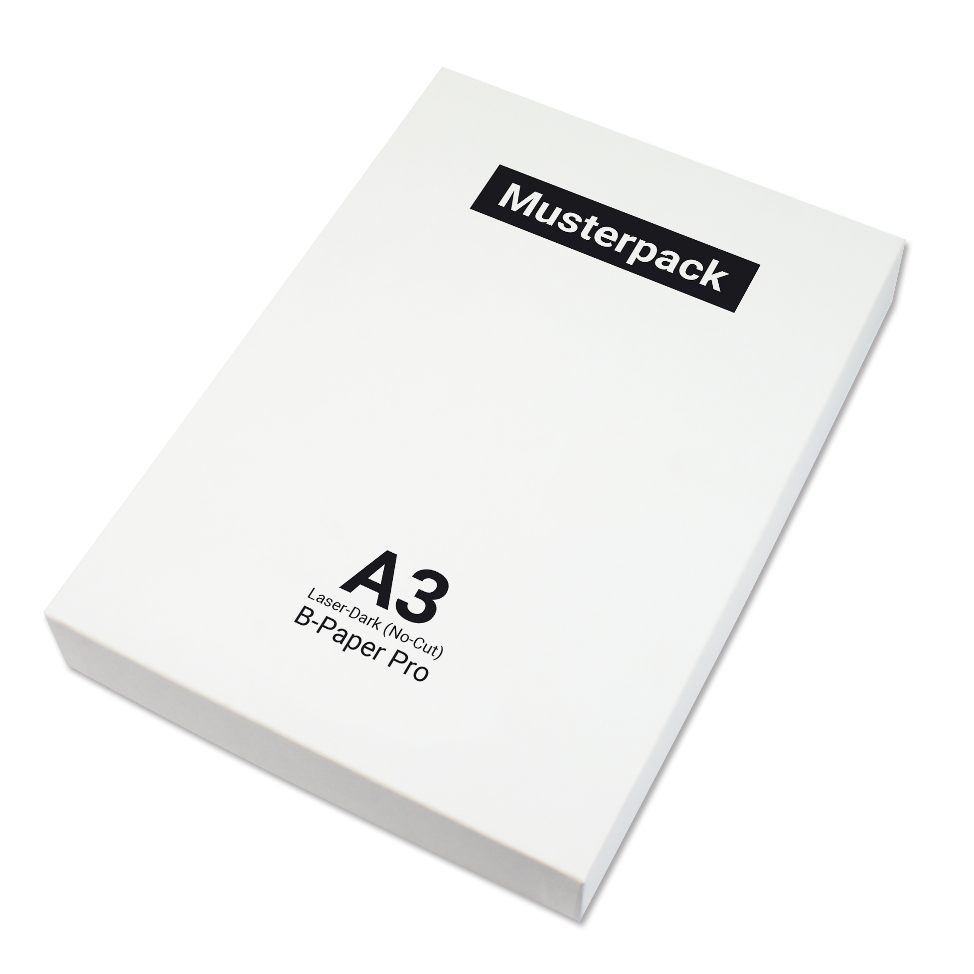 Laser-Dark (No-Cut) B-Paper Pro, Format DIN A3, Musterpack à 2 Blatt B-Paper Pro
