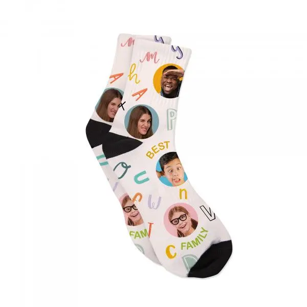 Socken Short weiß - schwarz, div. Größen