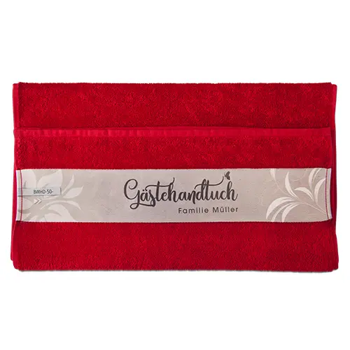 Walkfrottier-Handtuch mit PES-Bordüre, div. Farben und Größen