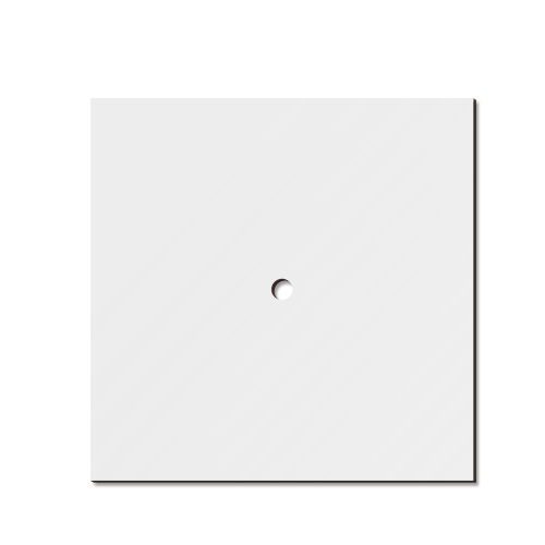 Ersatz-Ziffernblatt für Wanduhr quadratisch, div. Ausführungen