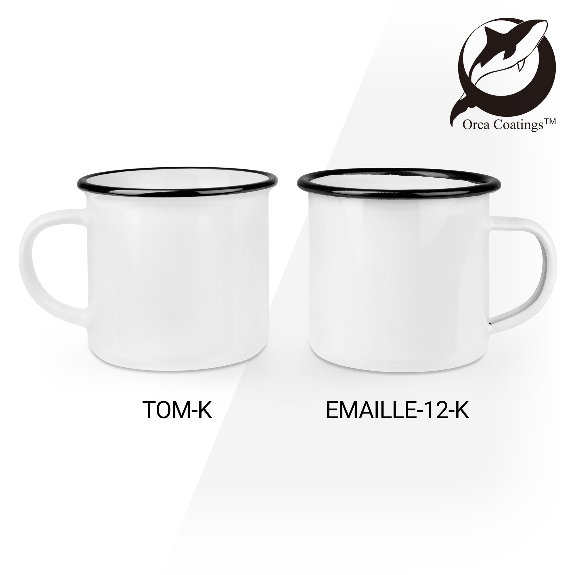 Tasse en céramique TOM 8oz, Orca™ Coating, diverses couleurs