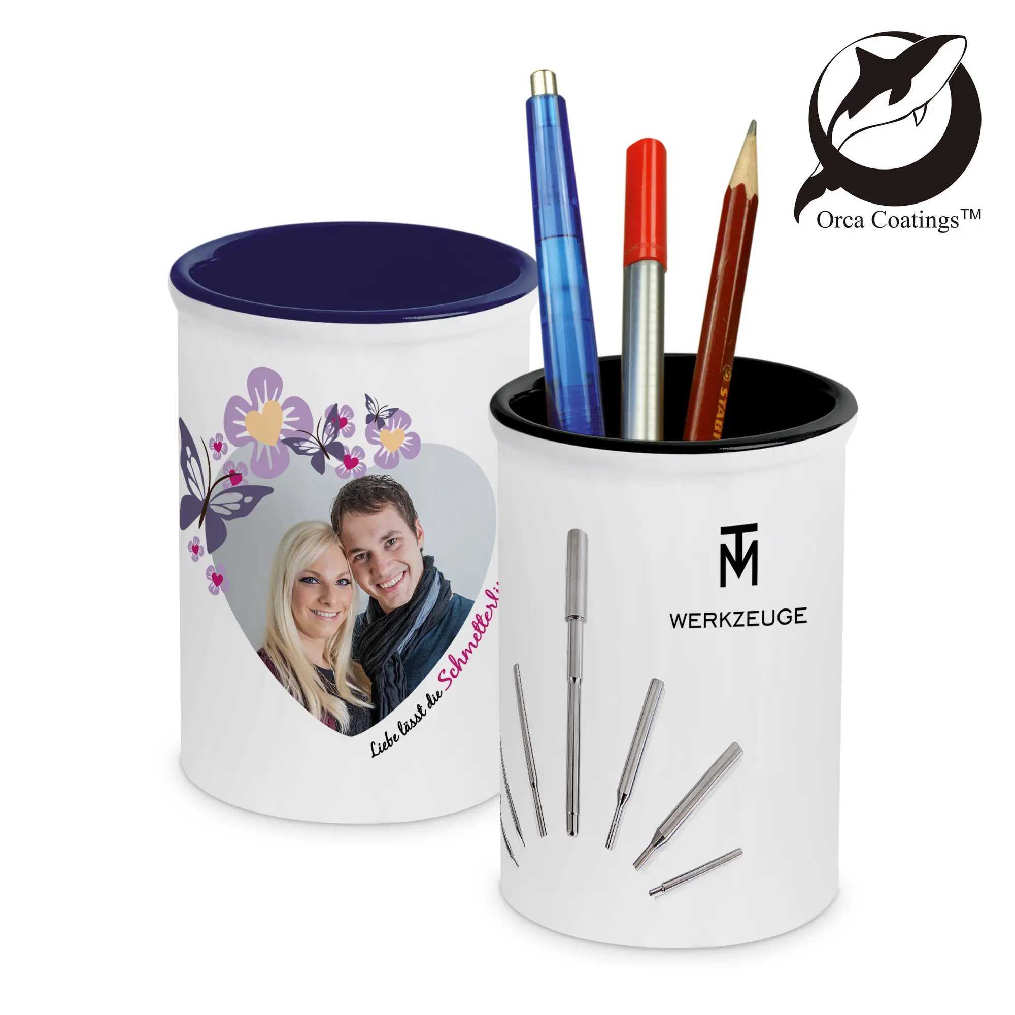 Ceramic cup, Orca™ Coating, size Ø 85 mm, various colours