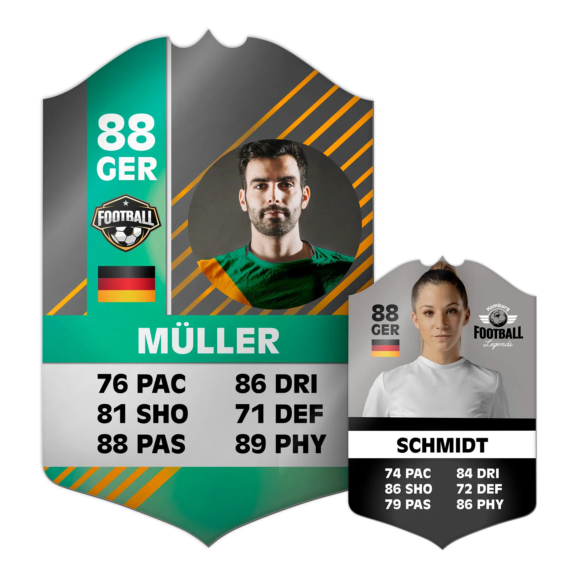 Sublistar® Hardboard Spielerpass, versch. Größen