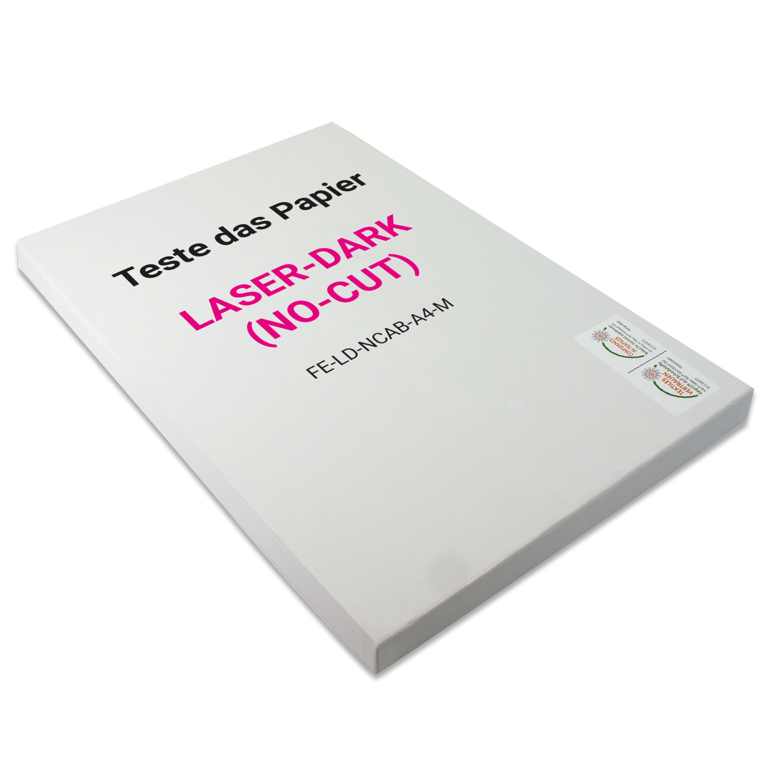 Laser-Dark (No-Cut), Format DIN A4, Musterpack je 2 x 2 Blatt