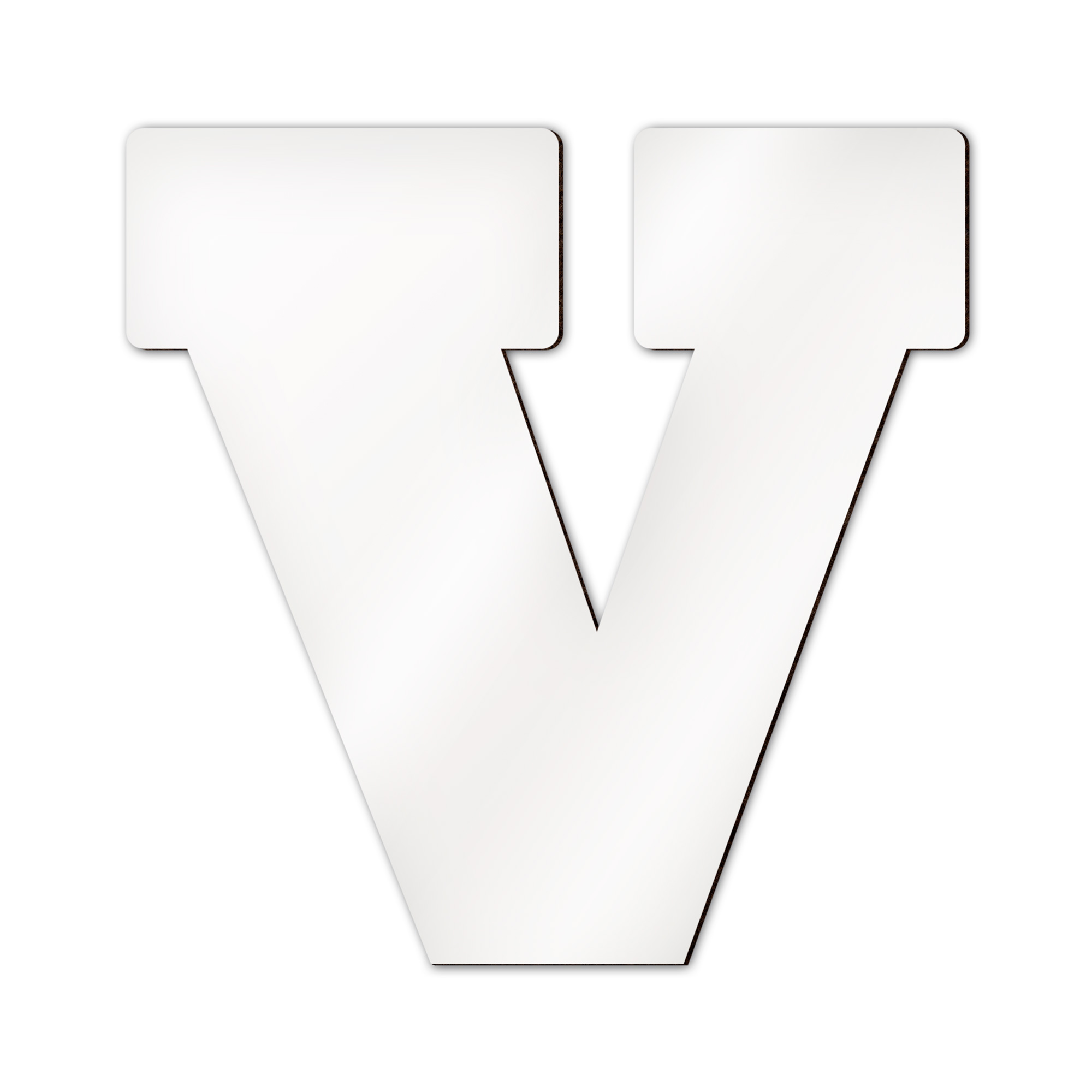 Lettres d’alphabet et caractères spéciaux Sublistar® en MDF, Hauteur 14 cm, 3 mm d'épaisseur, 100 pcs./carton