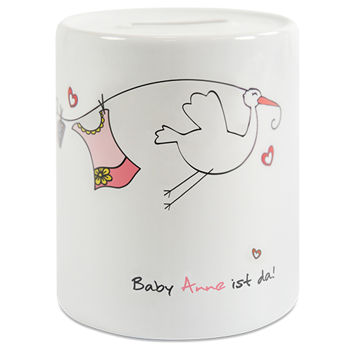 Spardose Upper Class, Farbe Weiß, 36 St./Karton