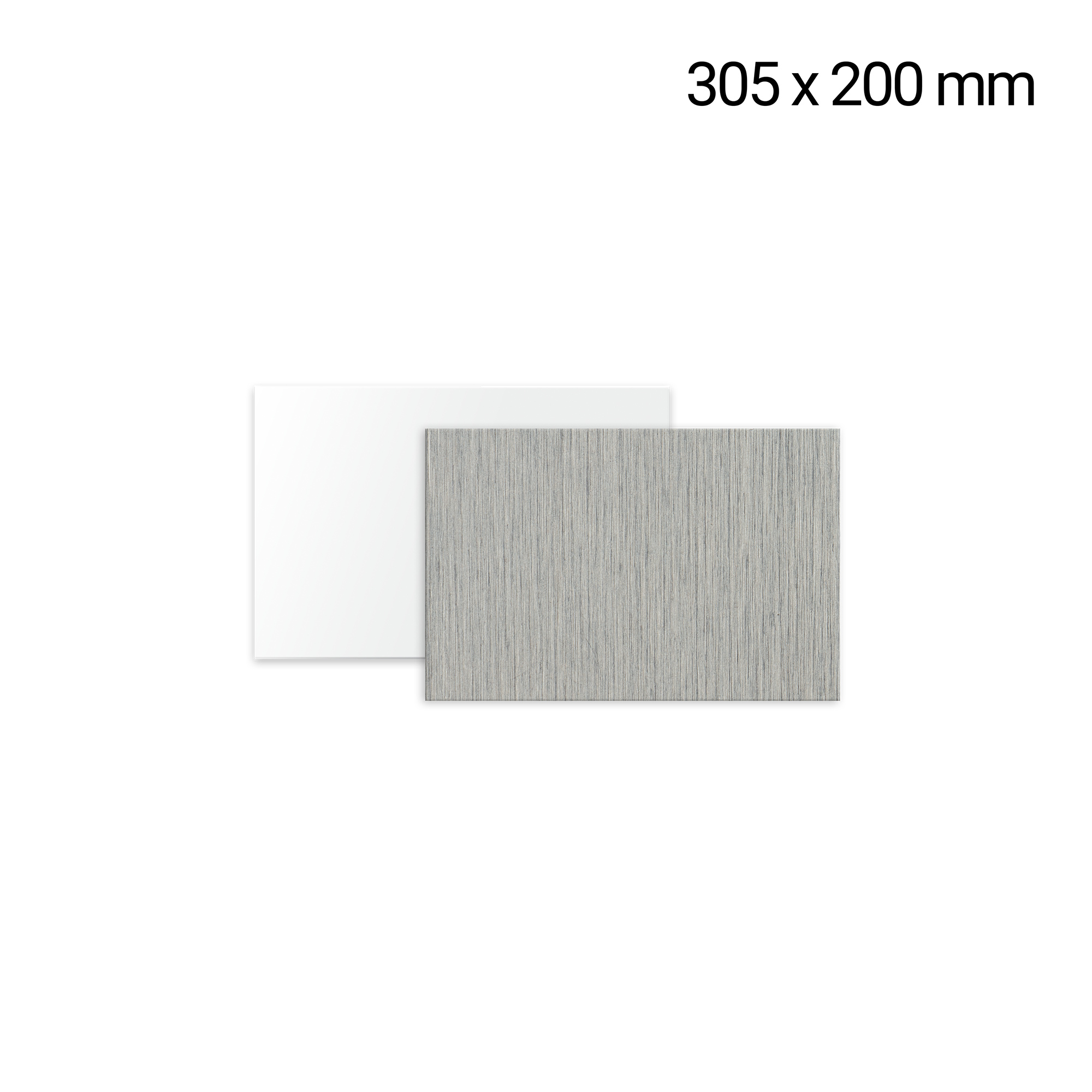 Plaque en aluminium 200 x 305 mm, épaisseur 0,7 mm, diverses couleurs