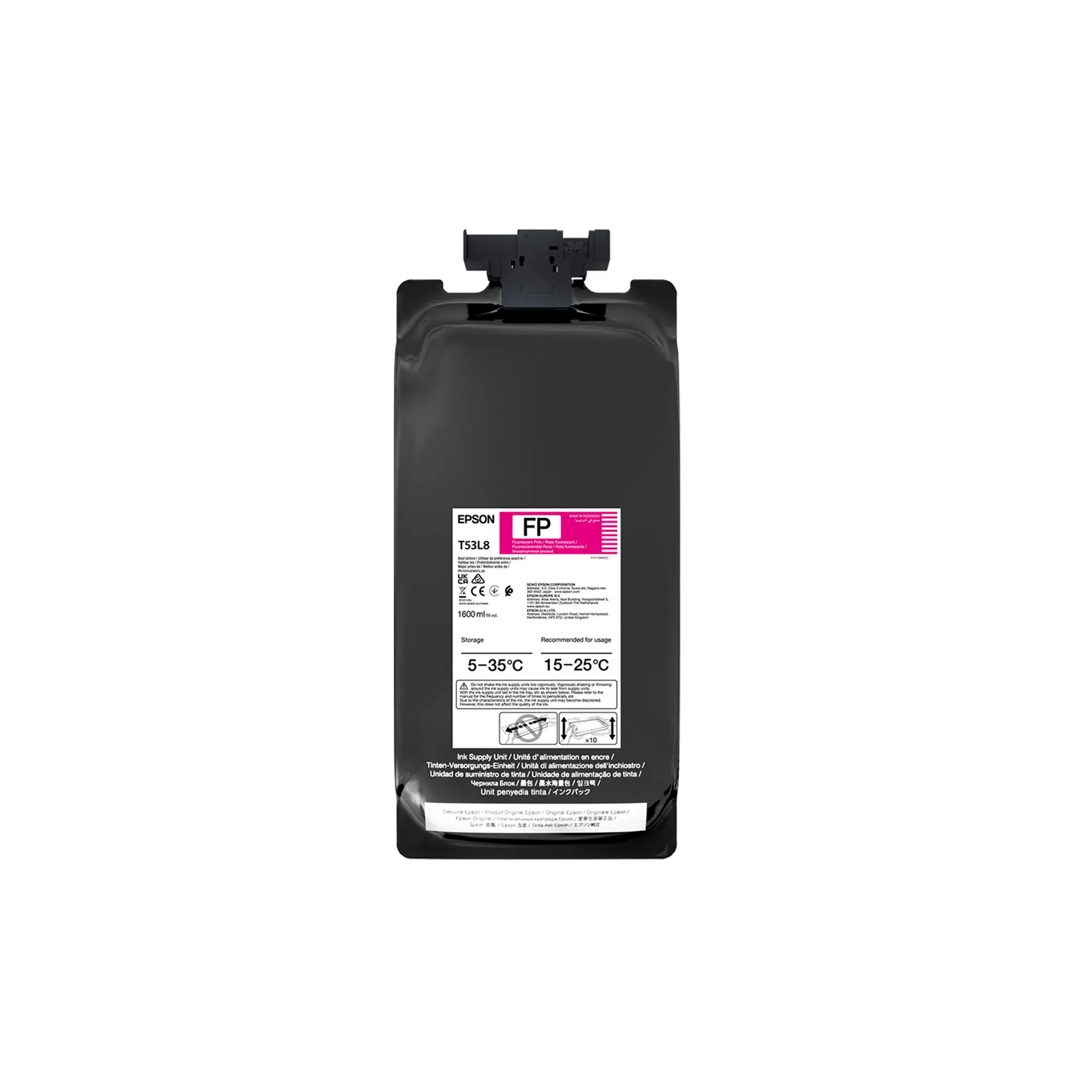 Epson UltraChrome DS, für SureColor EP-F6400-FYFP, EP-F9500-FYFP, 1.600 ml Kartusche, Fluorescent Pink