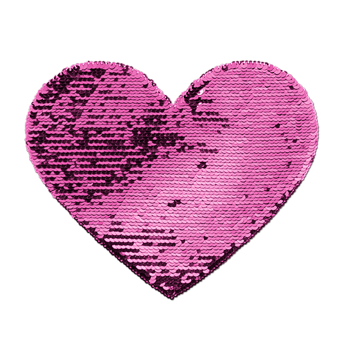 Patch à paillettes, en différentes formes et couleurs