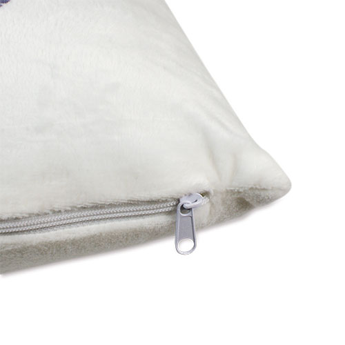 Sublistar® Housse de coussin blanche, douce et moelleuse, 100% polyester, diverses tailles