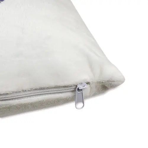 Sublistar® Housse de coussin blanche, douce et moelleuse, 100% polyester, diverses tailles