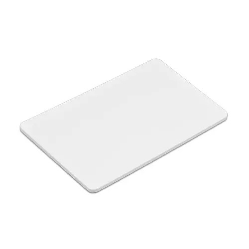 UNISUB Namensschild, Größe 50 x 75 x 2 mm, Einseitig bedruckbar, Weiß-glänzend, 150 St./Karton