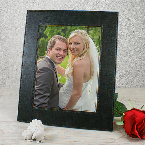 Subli Leather, Cadre photo en cuir synthétique, diverses tailles