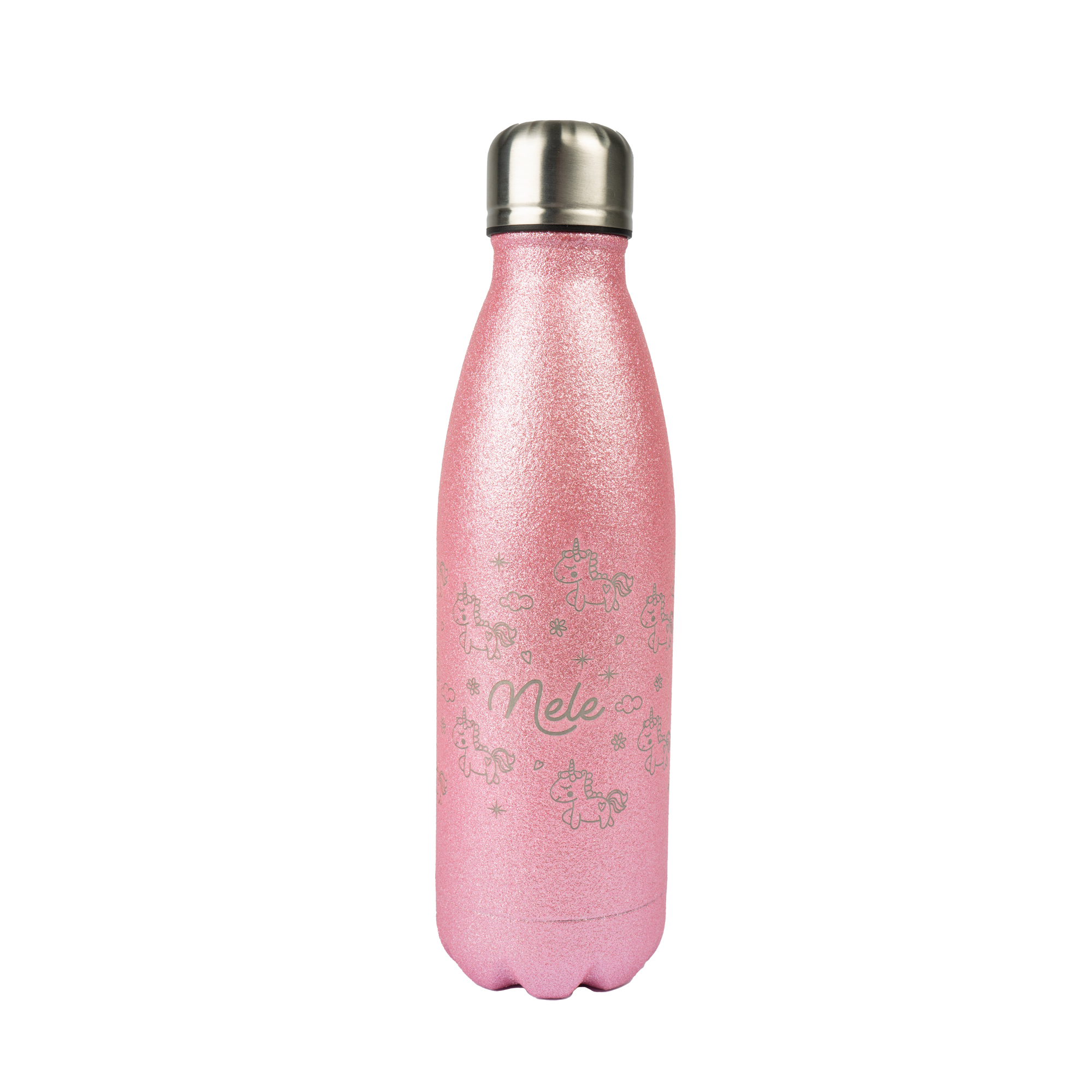 Edelstahl-Thermoflasche, 500 ml, mit SPARK-Oberfläche