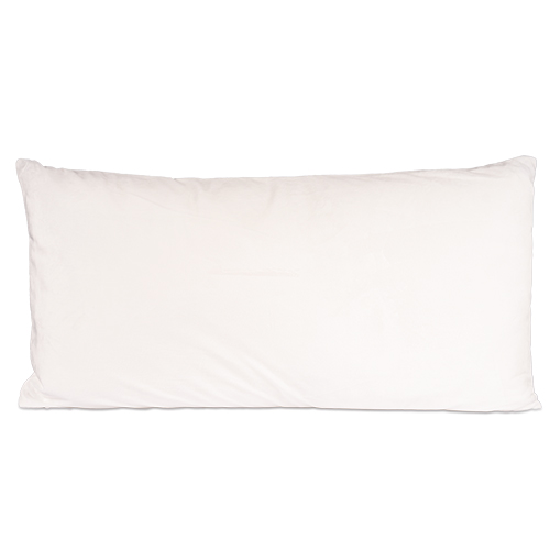 Sublistar® Housse de coussin blanche, douce et moelleuse, 100% polyester, diverses tailles