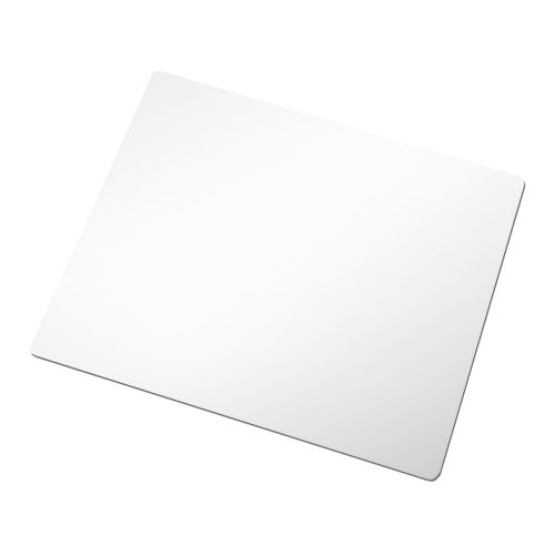 Alu-Ersatzplatte für Handtaschenspiegel Quadrat, Weiß-glänzend, Größe 54 x 54 mm