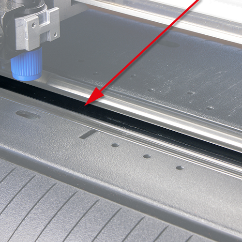 Schneideleiste/Teflonschiene 700 x 10 mm,  für Graphtec CE6000-60 Serie 2 und Plus Serie, 2 St./Karton
