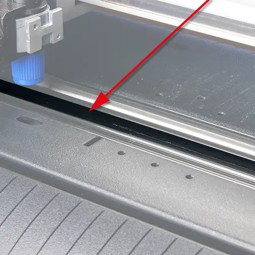 Cutting bar/Teflon rail length 700 x 10 mm, for Graphtec CE6000-60 Serie 2 und Plus Serie, 2 pcs./carton