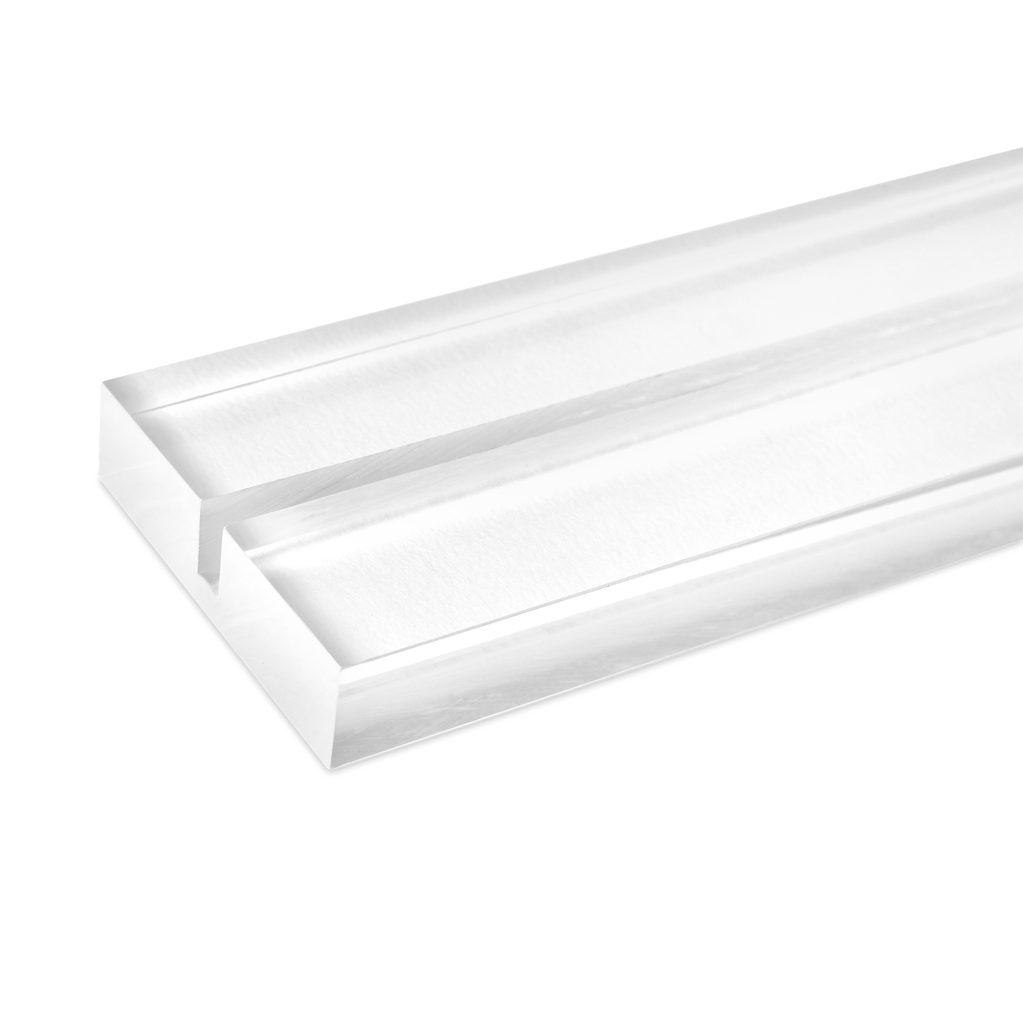 Support acrylique avec fente, diverses versions