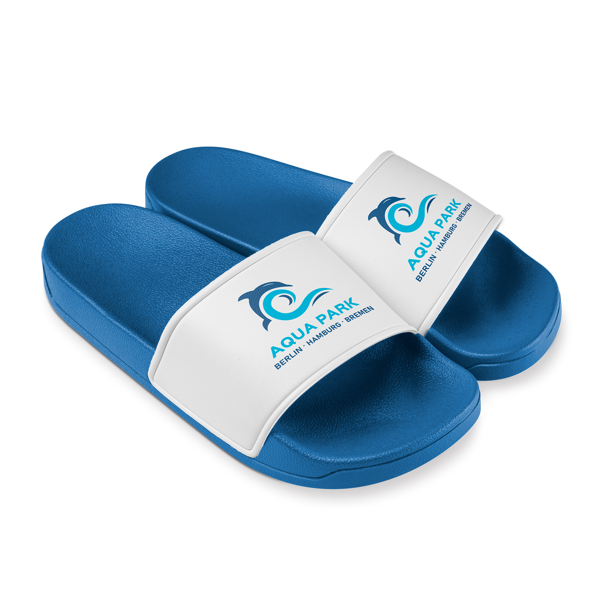 Badelatschen mit bedruckbarer Lasche (für DTF), div. Farben und Größen Badelatschen mit bedruckbarer Lasche (für DTF), div. Farben und Größen