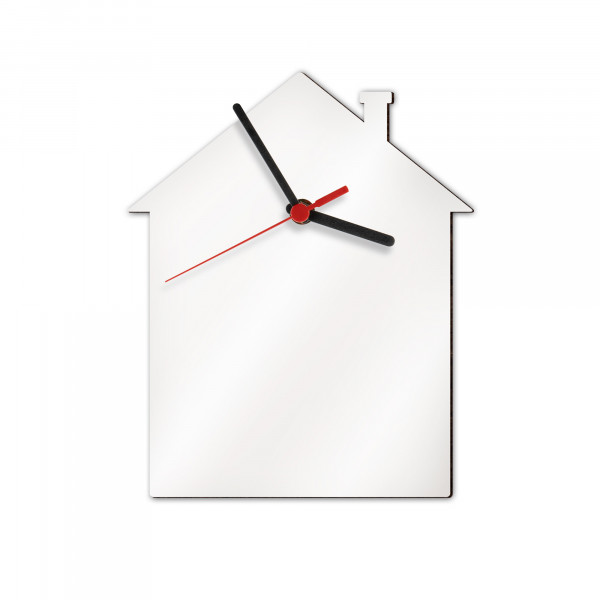 Sublistar® MDF wall clock design „House“