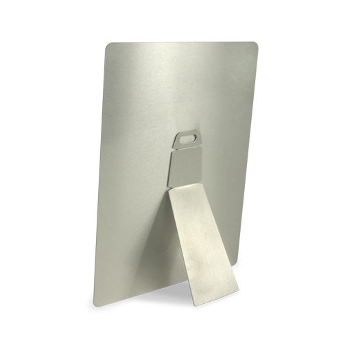 Présentoir/pendentif en aluminium pour des panneaux photo en alu ChromaLuxe
