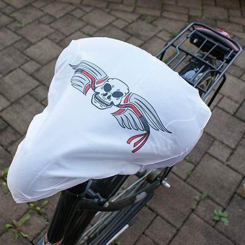 Fahrradsattelüberzug mit Gummizug
