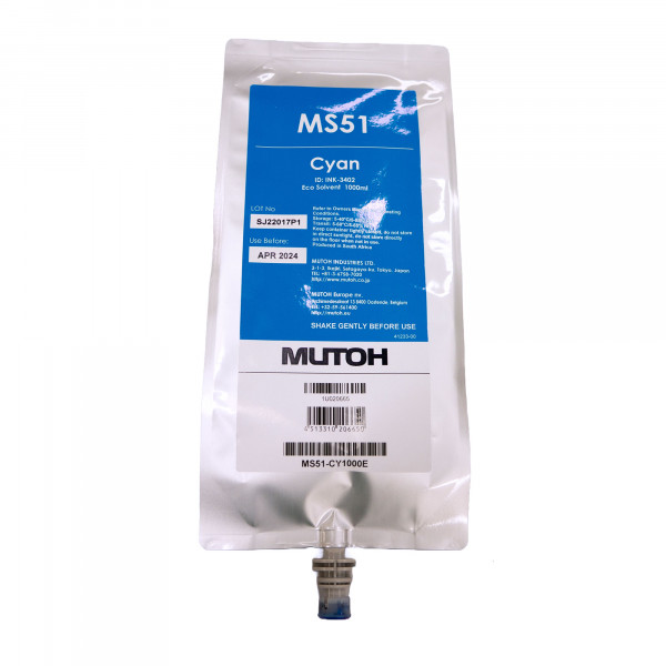 MS51 Eco Solvent Ink for XpertJet 1341 / 1641 / 1682,