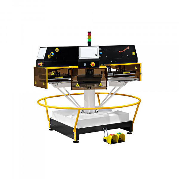 Columbia Pneumatic transfer press carousel,