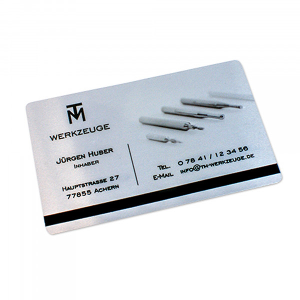 Sublistar® Flexi plastic-coated business cards, size 86 x 55 x 0,2 mm
