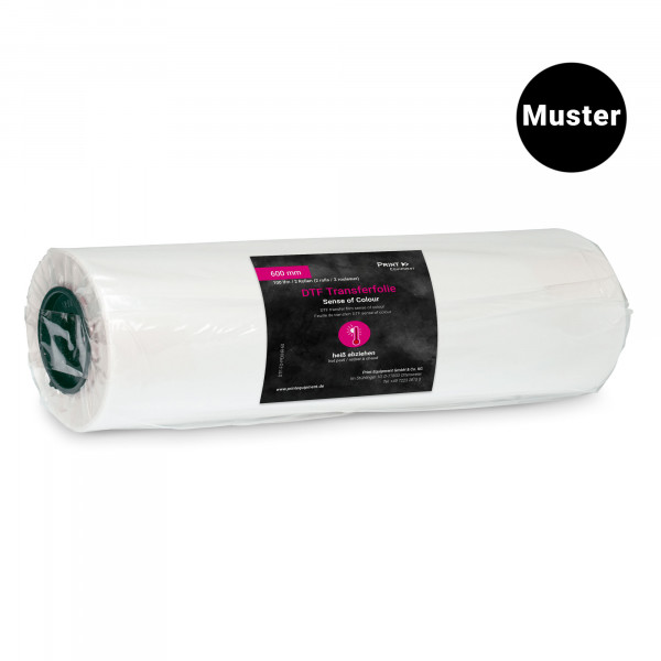 Muster DTF Transferfolie Sense of Colour / Hot Peel, Matt Coated