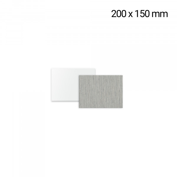 Plaque en aluminium 150 x 200 mm, épaisseur 0,7 mm