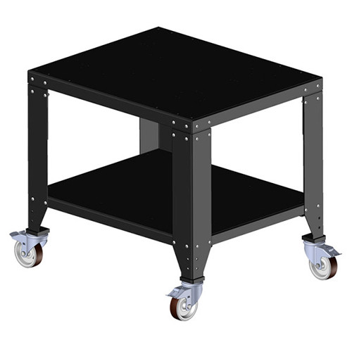 Stable work table with castors for ROTEX range