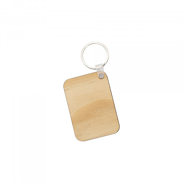 Plywood key fob