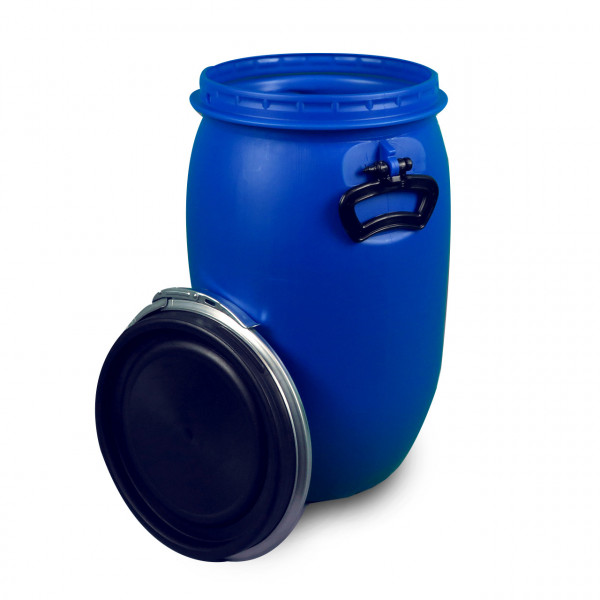 Reclosable plastic drum with lid