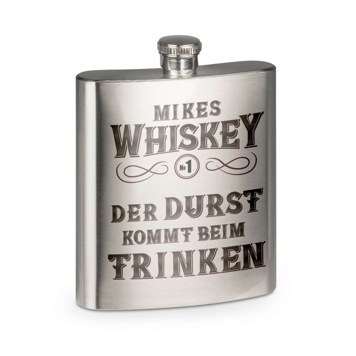 Stainless steel hip flask 7oz | To-go | Printable articles
