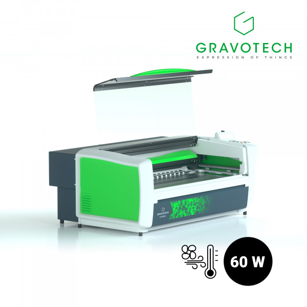 Gravotech LS100EX CO2 Graveur Laser, 60 Watt