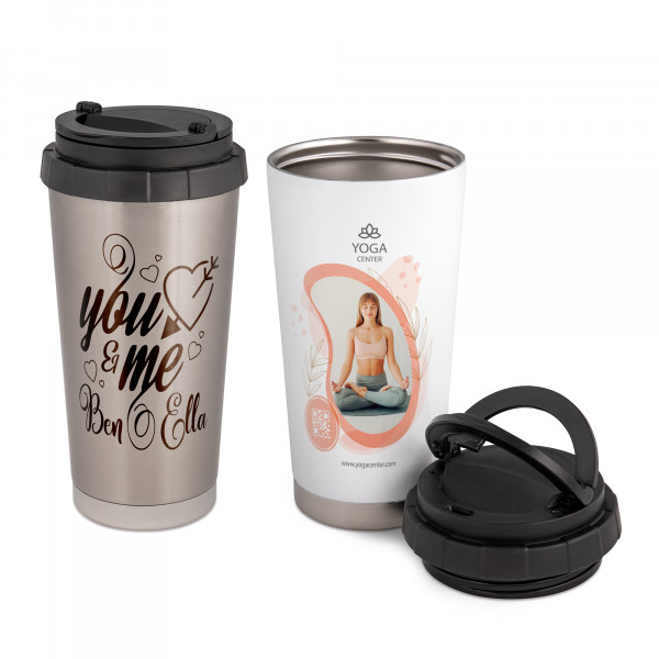 Stainless steel travel cup 16oz