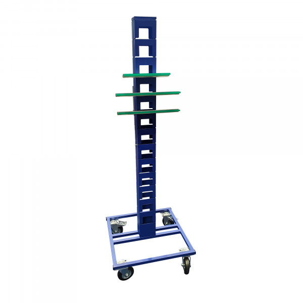 Squeegee mounting frame for - pressure/flood squeegee