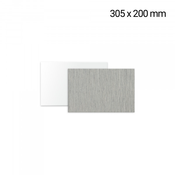 Plaque en aluminium 200 x 305 mm, épaisseur 0,7 mm