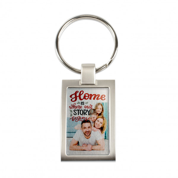 Sublistar® Metal Key tag, two-sided recess