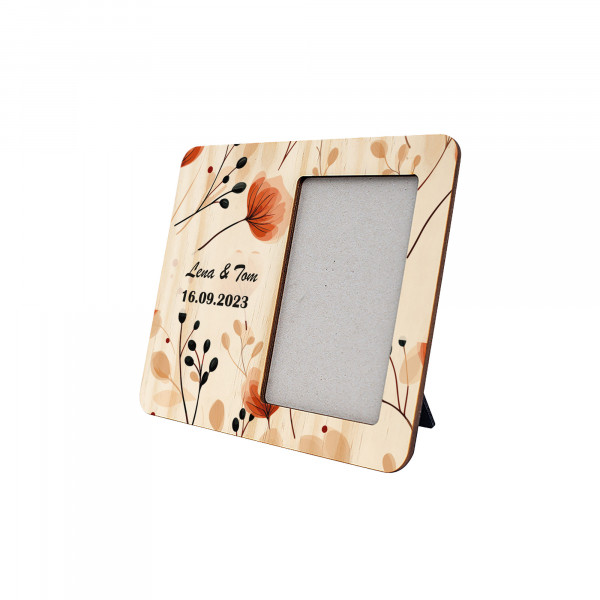 Plywood picture frame