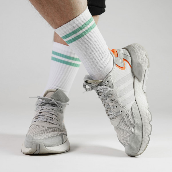 Mr Socks tennis socks mint/white