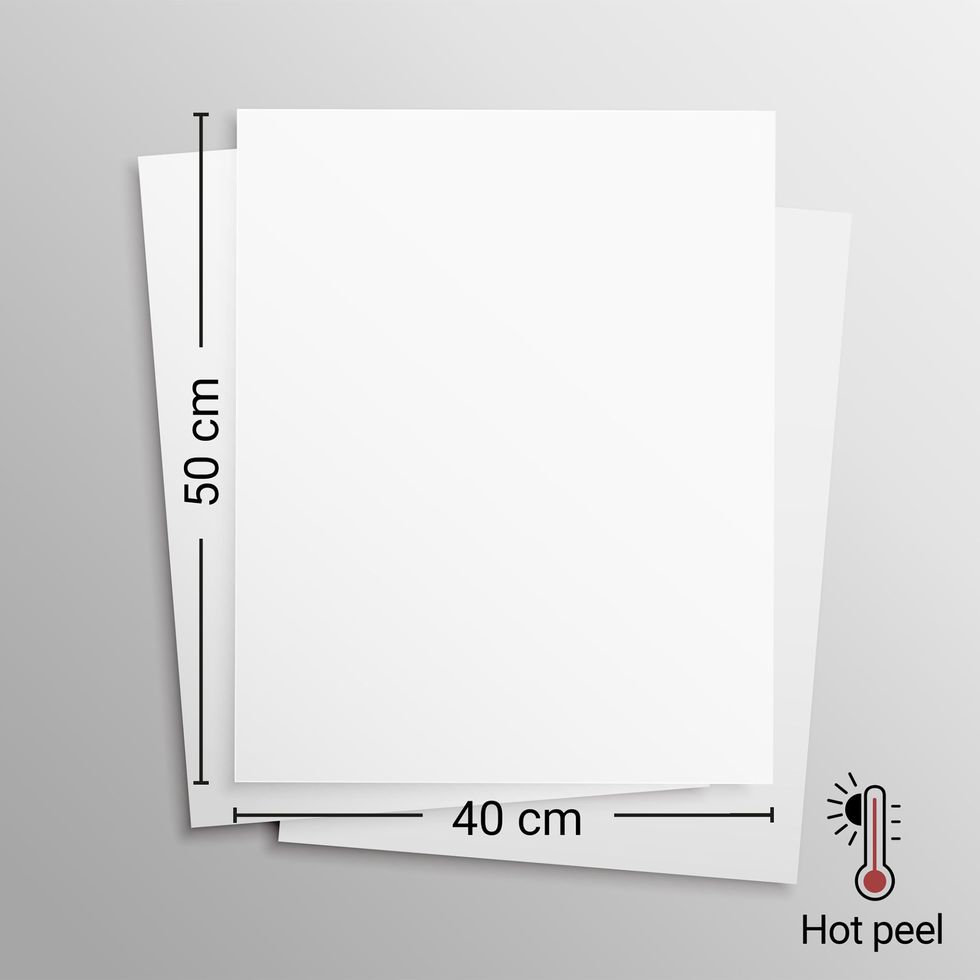 Premium LASER KLAR Wasserrutsche Aufkleber Transferpapier 11